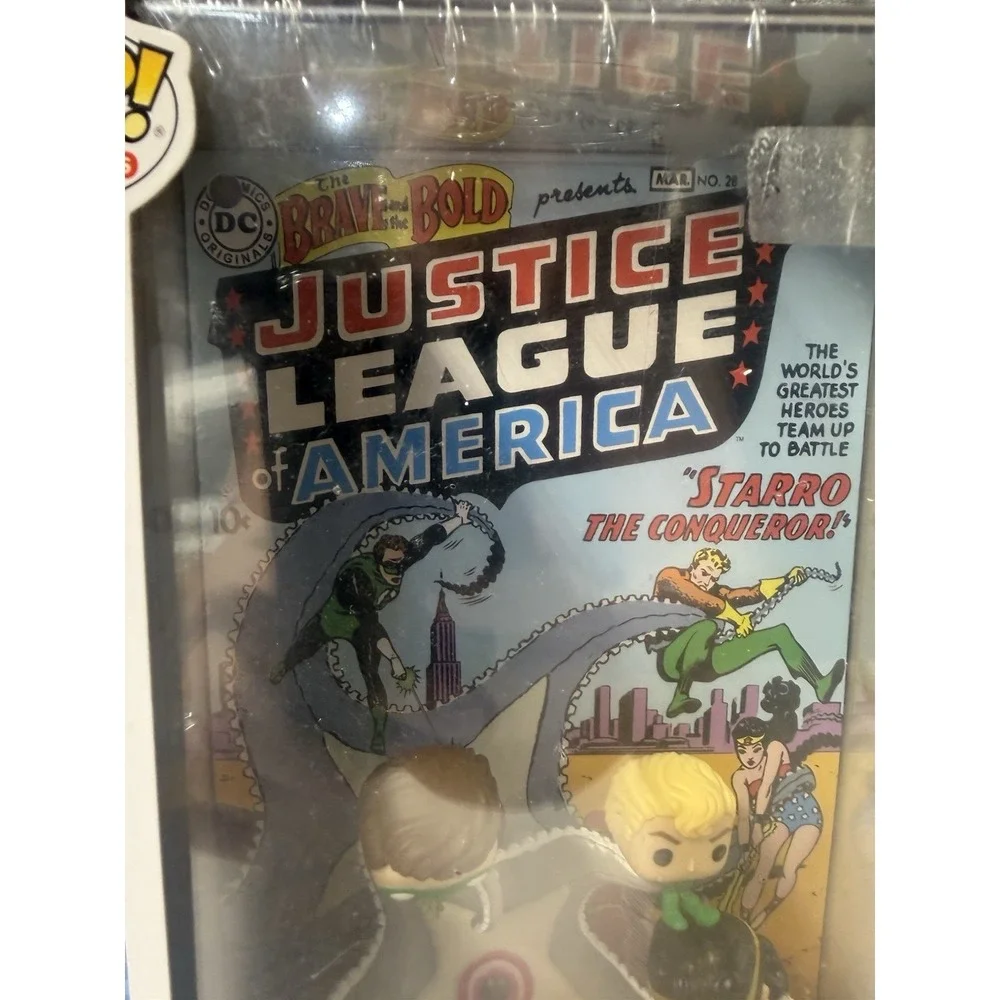 Justice League DC Funko Pop Comic Cover Walmart Exclusive #10 Rare & In Hand